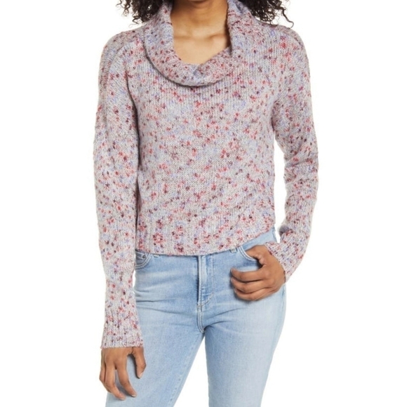 bp Sweaters - NEW BP. Marbled Slouchy Cowl Neck Sweater